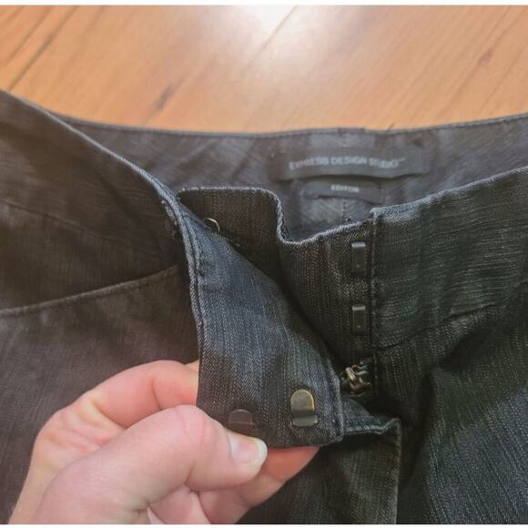 Express Design Studios Darkwash Stretch Bootcut Denim Jeans - Picture 4 of 7